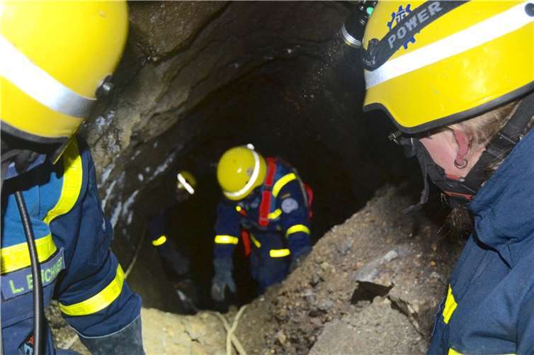 Spannendes Training im Bergwerk 