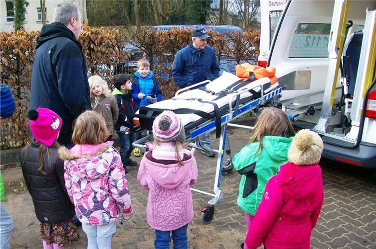 Besuch für die „schlauen Delphine“ 