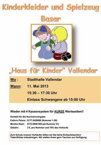 Kleider- und Spielzeugbasar