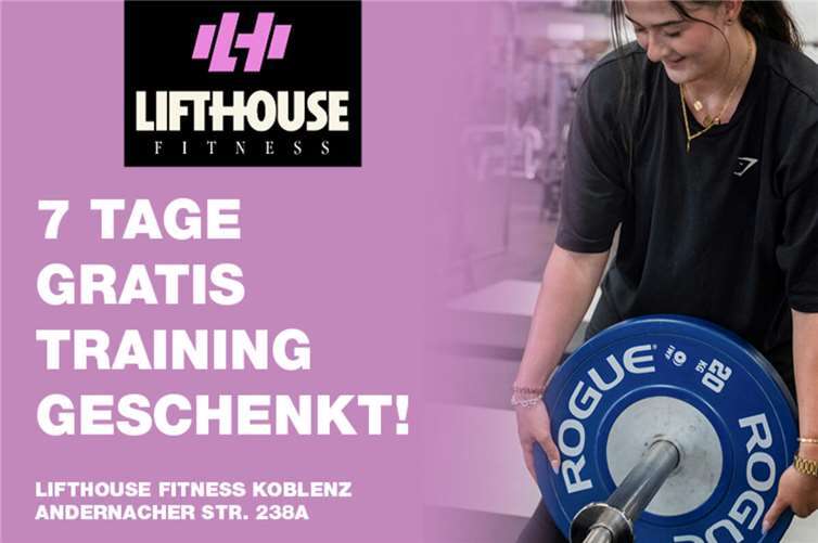9. Türchen: LIFTHOUSE Fitness Koblenz 9. Türchen: LIFTHOUSE Fitness Koblenz