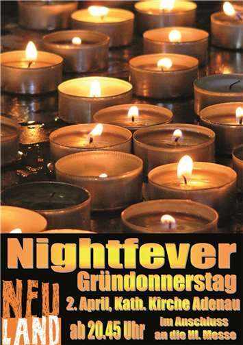 Neuland gestaltet Nightfever-Gebet 