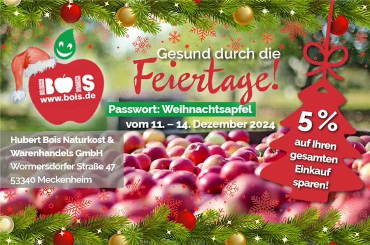 11. Türchen: BOIS Naturkost 