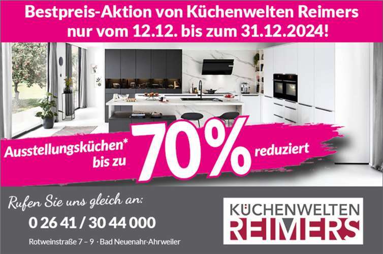 12. Türchen: Küchenwelten Reimers Bad Neuenahr-Ahrweiler 