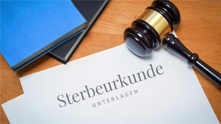 Die Sterbeurkunde Symbolfoto: MQ-Illustrations - Adobe Stock