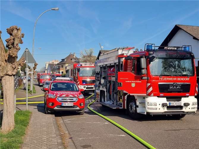 08.04.: Bilder zum Wohnhausbrand in Bendorf 08.04.: Bilder zum Wohnhausbrand in Bendorf