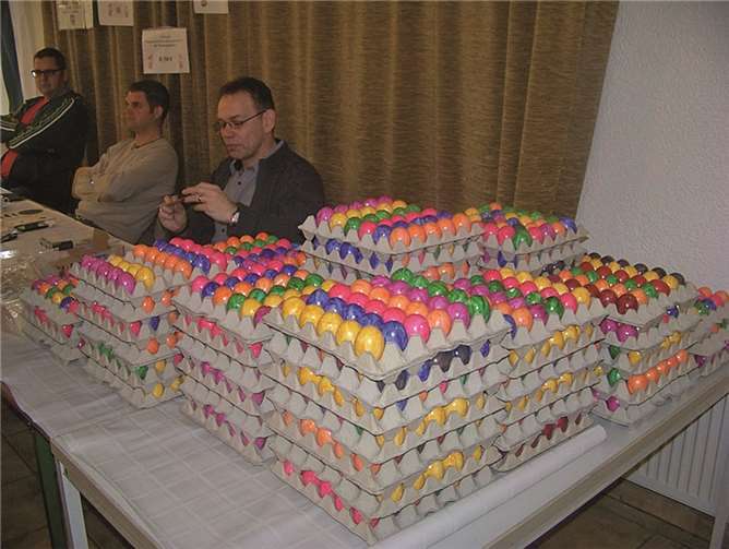 Rekordergebnis mit 2.200 Eiern 