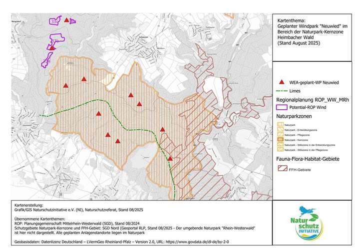 Naturschutzinitiative e.V.: "Rote Karte für die Zerstörung der Neuwieder Wälder durch die Windindustrie" Naturschutzinitiative e.V.: "Rote Karte für die Zerstörung der Neuwieder Wälder durch die Windindustrie"