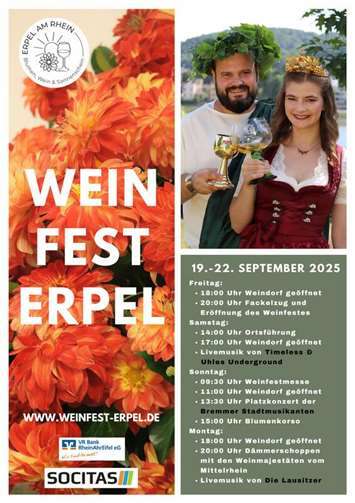 Lea Marie Warnke ist die neue Weinkönigin in Erpel 