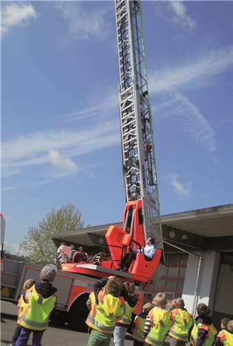 Wie echte Feuerwehrmänner gefühlt