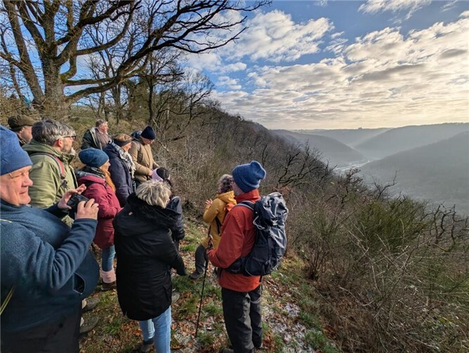 Winterwanderung durch die faszinierende Landschaft der Lahnhöhe 
