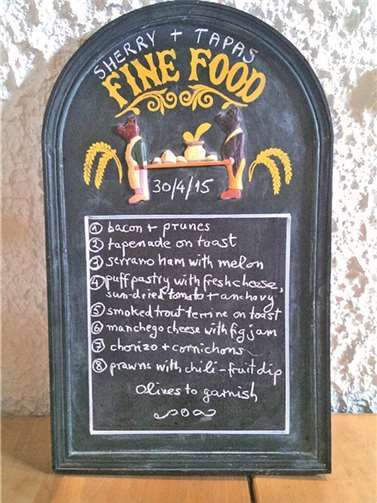 Gelungener Abend mit Sherry & Tapas 