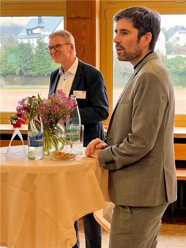 Besuch des Bildungsministers Sven Teuber am Landesmusikgymnasium 