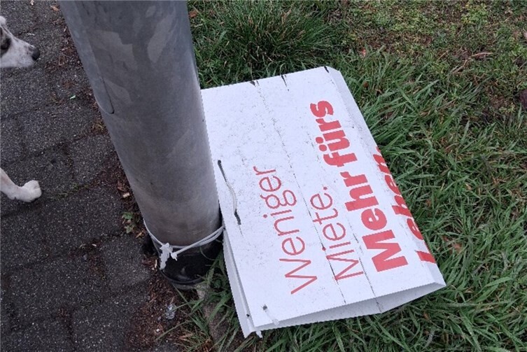 Demokratie endet nicht am Laternenpfahl 