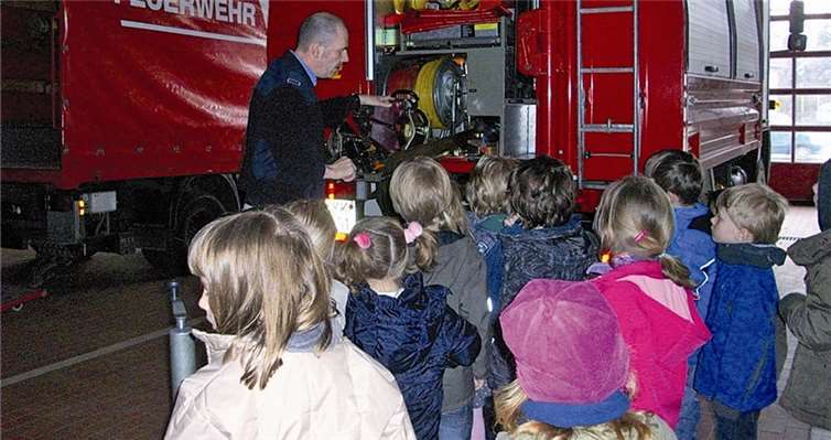 Freiwillige Feuerwehr besucht