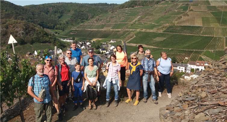 Bild der GKS in den Weinlagen von Mayschoß. Foto: privat