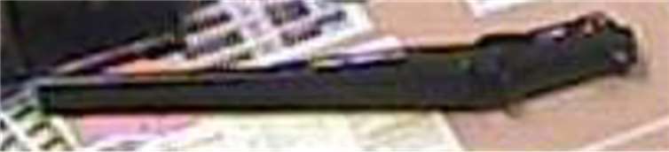 Bild der verwendeten Waffe beim Raubüberfall.