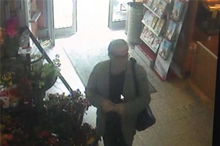 Bild des Täters aus der Überwachungskamera 