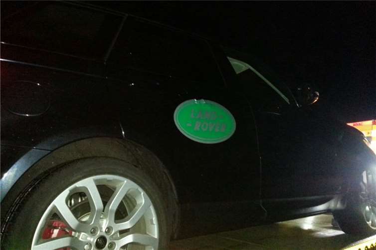 Bild des gestohlenen Range Rover. Foto: privat