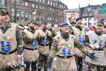 Fotogalerie: Narrensturm auf Bundeswehr in Koblenz 2026