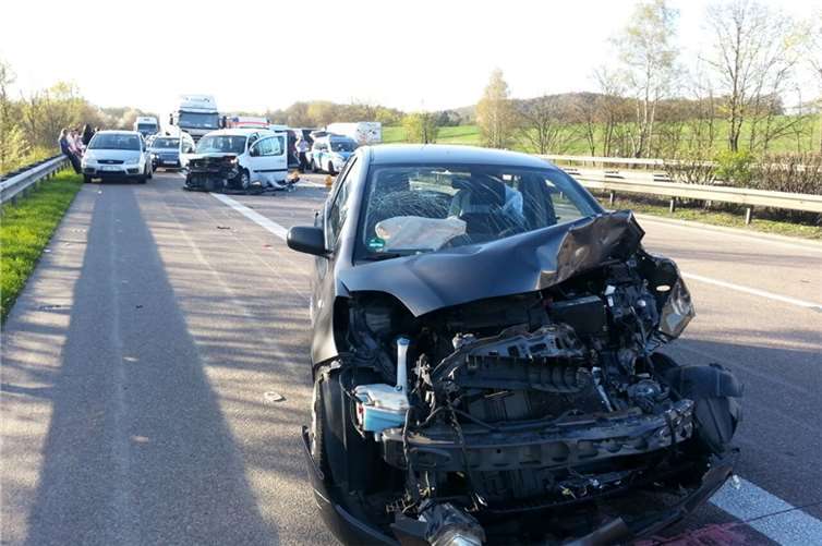 Bild vom Unfallfahrzeug. Foto: privat