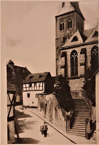 Bild ( von Paula Seifert) vom ehemaligen „Nachsems Haus“.  Foto:Paula Seifert