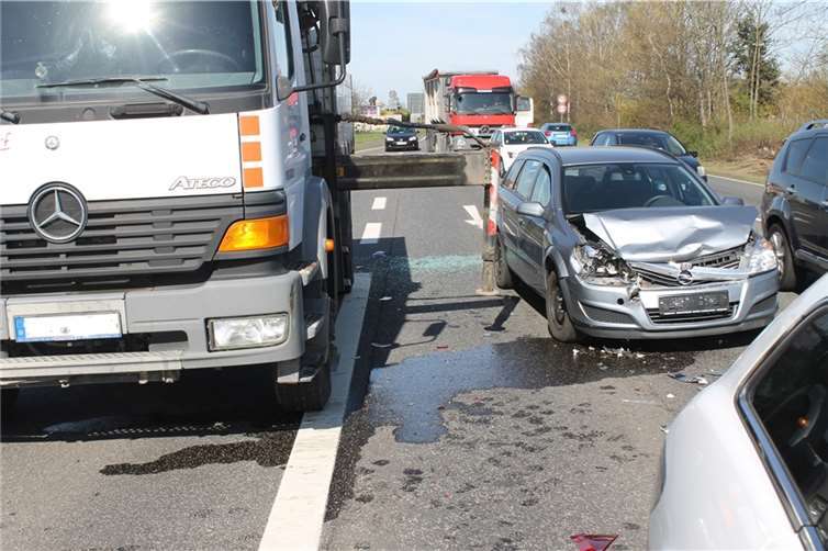 Bild von der Unfallstelle in Mendig. Foto: Polizei