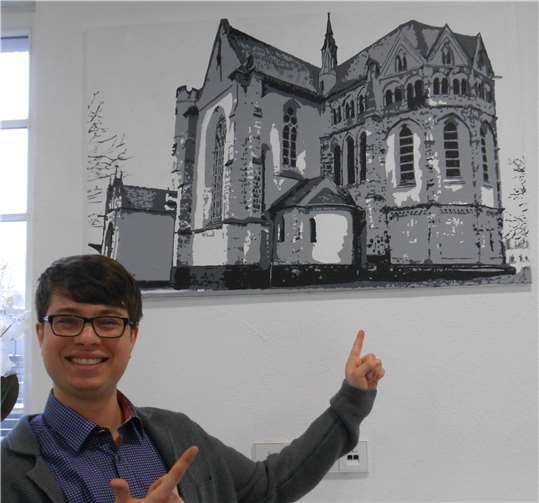 Bilder des Heilbronner Künstlers Jan van der Doothoven sind bei der Ausstellung zu sehen. privat