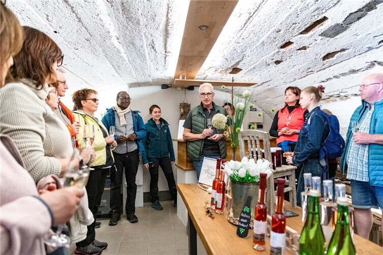 Bildimpressionen von Veranstaltungen zur Blüte des Moselweinbergpfirsichs