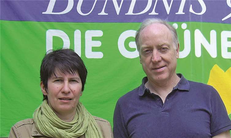 Birgit Meyreis, Fraktionsvorsitzende der Grünen im Verbandsgemeinderat, und Klaus Meurer, Mitglied der Grünen-Fraktion. privat