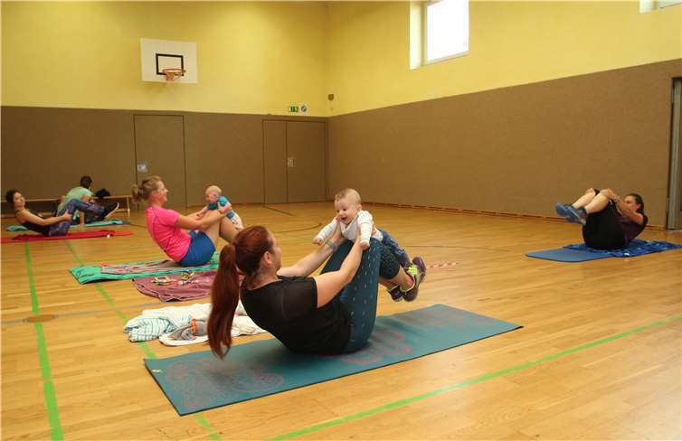Bis Mütter und Babys wieder in die Halle können, findet der Kurs online statt. Foto: privat