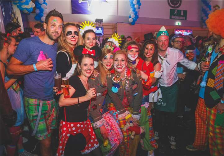 Bis in die frühen Morgenstunden feierten die Linzer Jecken.