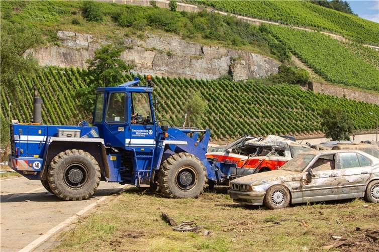 Bislang kamen für das THW durch die Flutkatastrophe etwa 700.000 Einsatzstunden zusammen. Quelle: THW