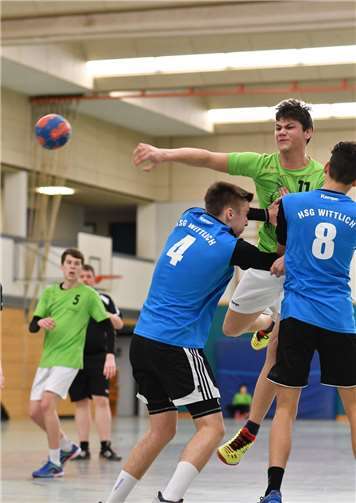 Bjarne König beim Wurf. Anke Bous