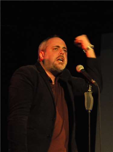 Björn Rosenbaum aus Dortmund war knapper Gewinner des Slams. Gerd Engel