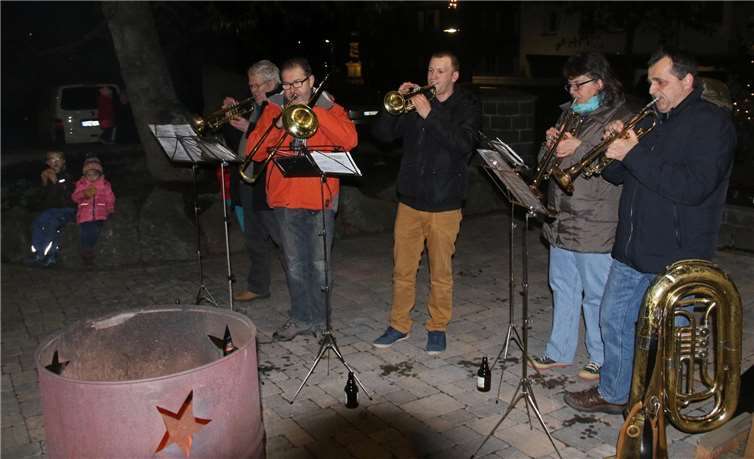 Bläsergruppe des Musikzuges Thür.