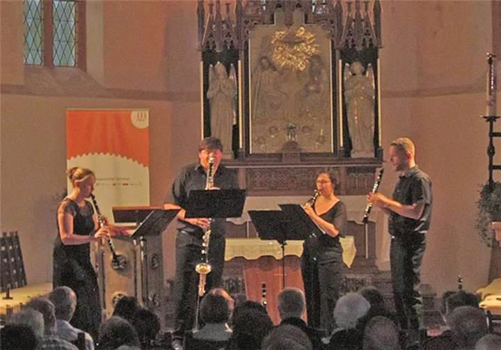 „Blattgold“ begeisterte in der Bleidenbergkirche.  privat