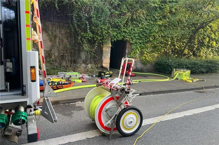 Blick auf den Eingangsbereich der Bunkeranlage. Foto: Feuerwehr und Rettungsdienst Bonn