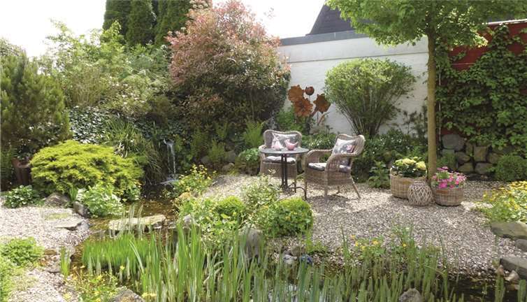 Blick in den Garten von Petra und Peter Kohlstock. Stadt Bonn