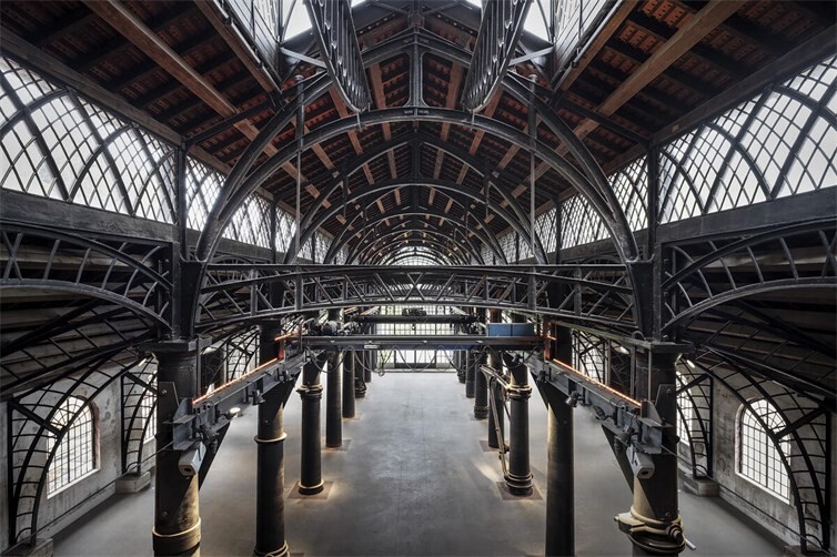 Blick in die historische Gießhalle