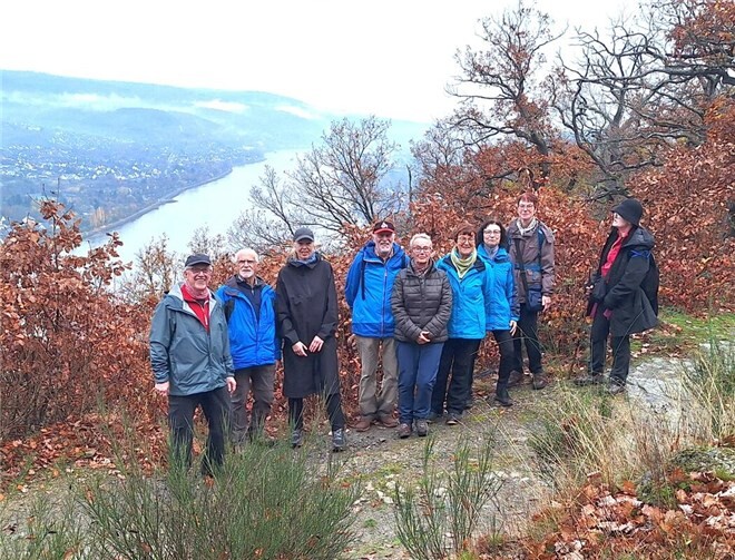 Blick ins Rheintal - oberhalb Braubach.  Foto: Eifelverein Remagen / Helmut Krämer