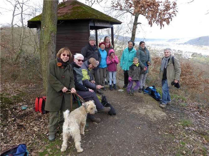 Blick ins Rheintal von der Theoretikerhütte. Foto: Eifelverein Remagen / Carl Verkoyen