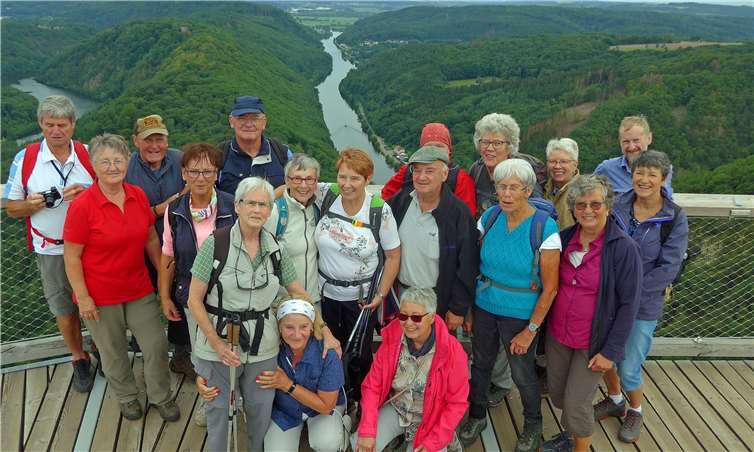 Blick vom Baumwipfelpfad auf die Saarschleife.Foto: privat