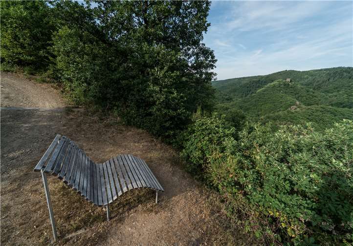 Blick vom Klosterweg auf die Neuerburg. Andreas Pacek / Touristik-Verband Wiedtal e.V.