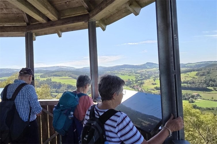 Blick vom Turm der Auersburg