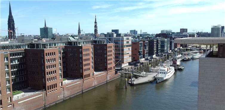 Blick von der Elbphilharmonie in Hamburg. Foto: privat/Kneipp-Verein Koblenz e.V.