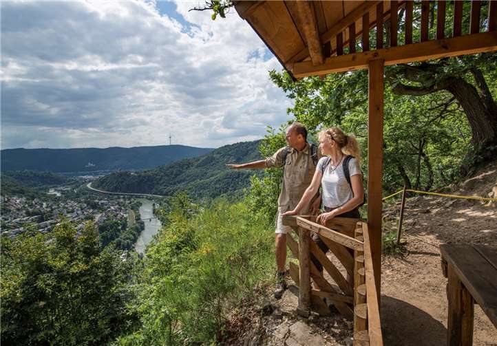 Blick von der Mersberghütte. Foto: Lahntal Tourismus Verband e. V. / Foto Paavo Blåfield