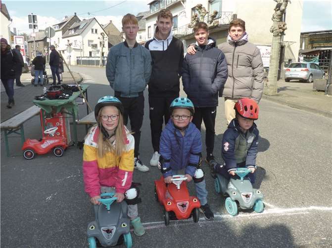 Bobby-Car-Rennen beim Frühlingserwachen in Mendig.  Fotos: FRE