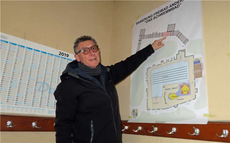 Bodo Neunheuser erläuterte „BLICK aktuell“ die einzelnen Vorhaben.Fotos: MKA
