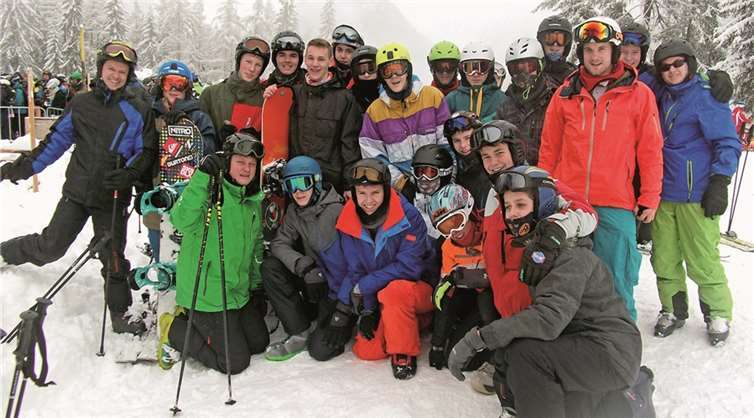 Boeselager-Realschüler auf Ski- und Snowboardwoche im Ahrntal/Südtirol. privat