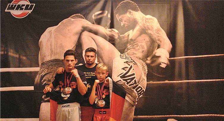 Bogdan Gerasymenko (l.) und Daniel Jakobi (r.) konnten sich bei der WM in London gegen starke Konkurrenz behaupten. Privat